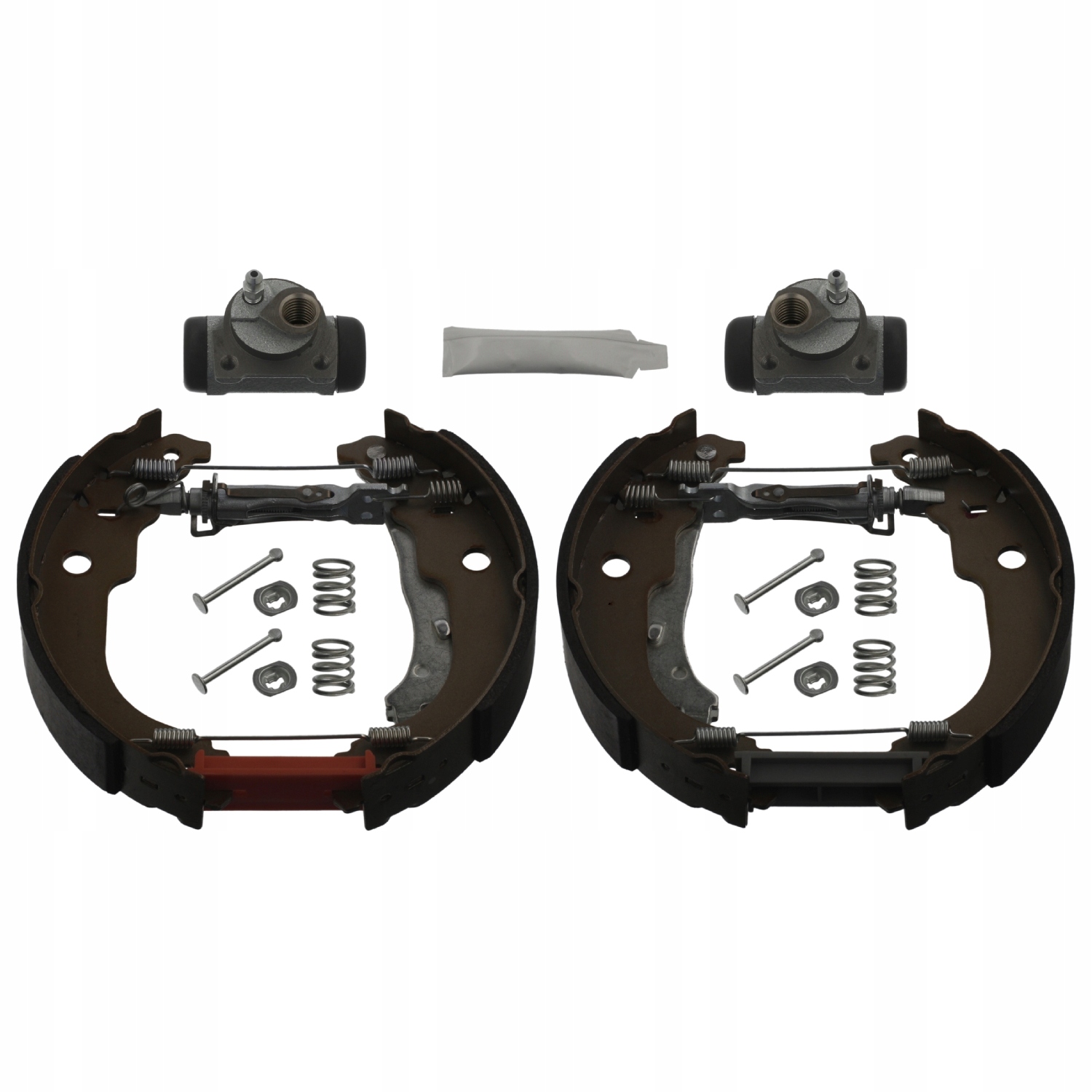 FEBI 37550 ТОРМОЗНЫЕ КОЛОДКИ.+ ЦИЛИНДРЫ (КОМПЛЕКТ) PEU