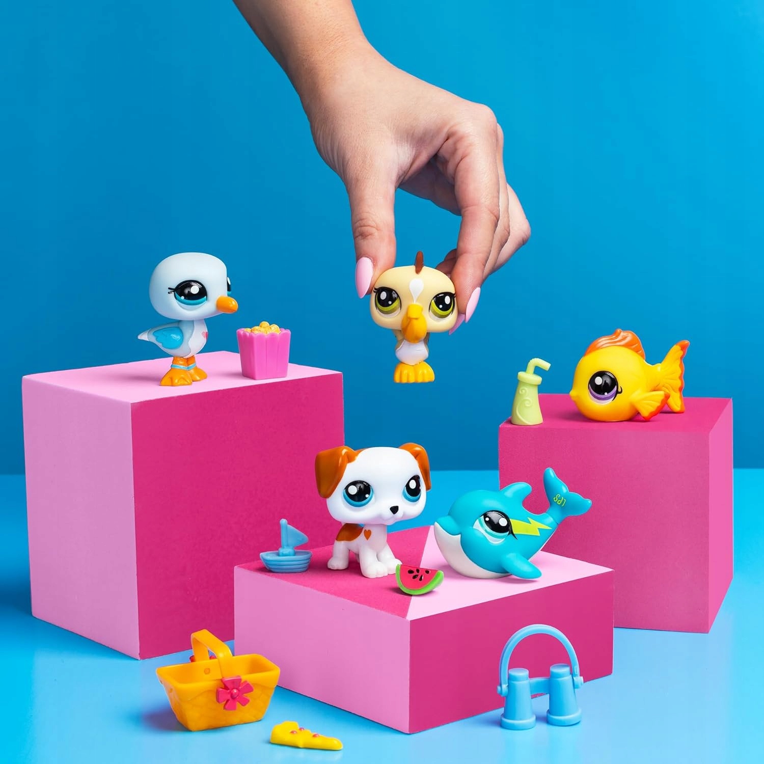 Nowe Littlest Pet Shop Zestaw Figurki + Akcesoria Zwierzątka Nowe Littlest Pet Shop Zestaw Figurki + Akcesoria Zwierzątka