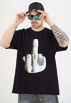 Tričko Stoprocent Fy Fingers černé