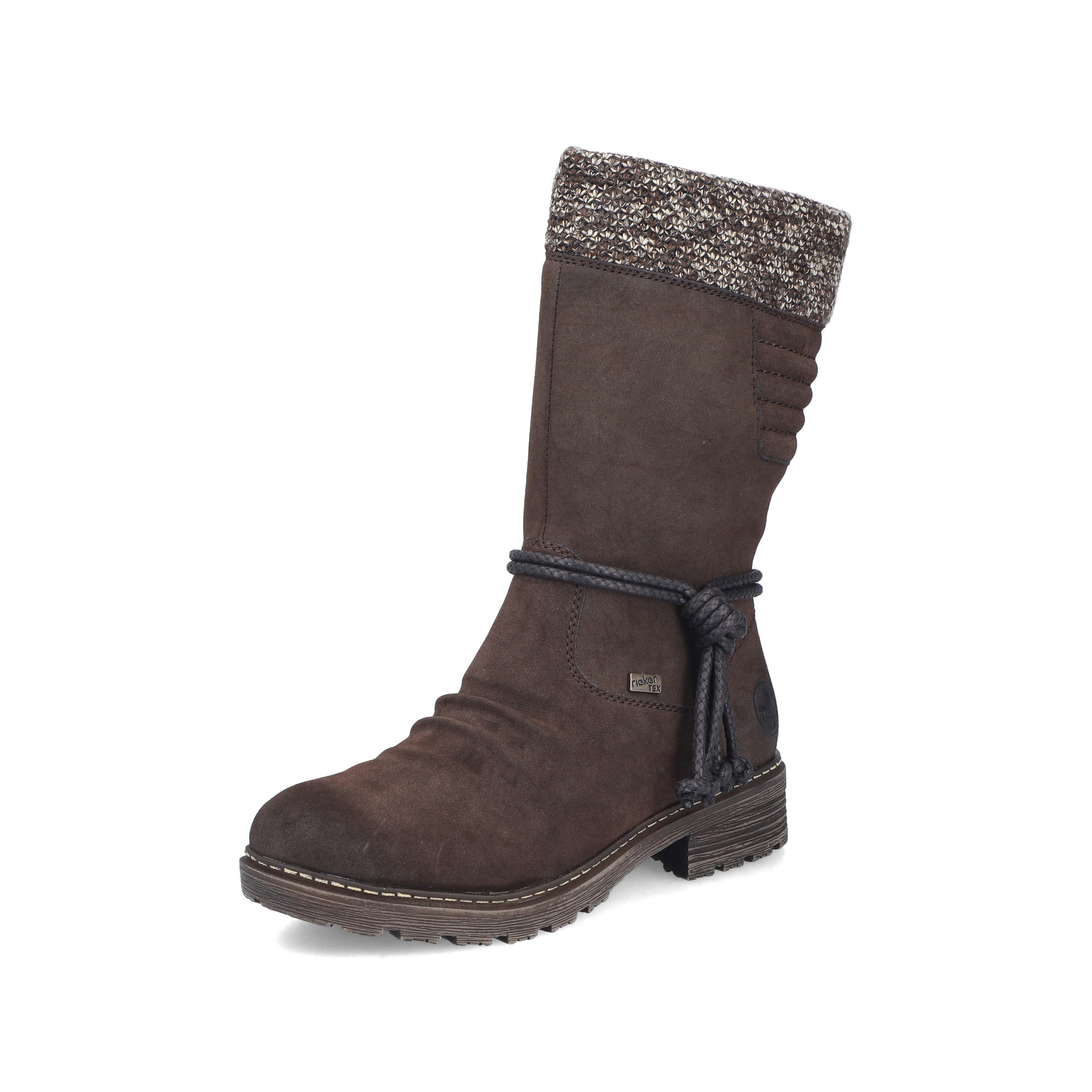 Rieker Antistress Dámské Voděodolné Kozačky Hnědé Z4755-25 r 42