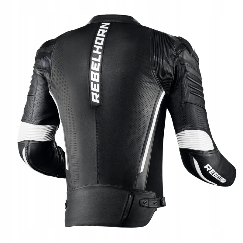 KURTKA SKÓRZANA REBELHORN VANDAL BLACK/WHITE 60 Producent Rebelhorn