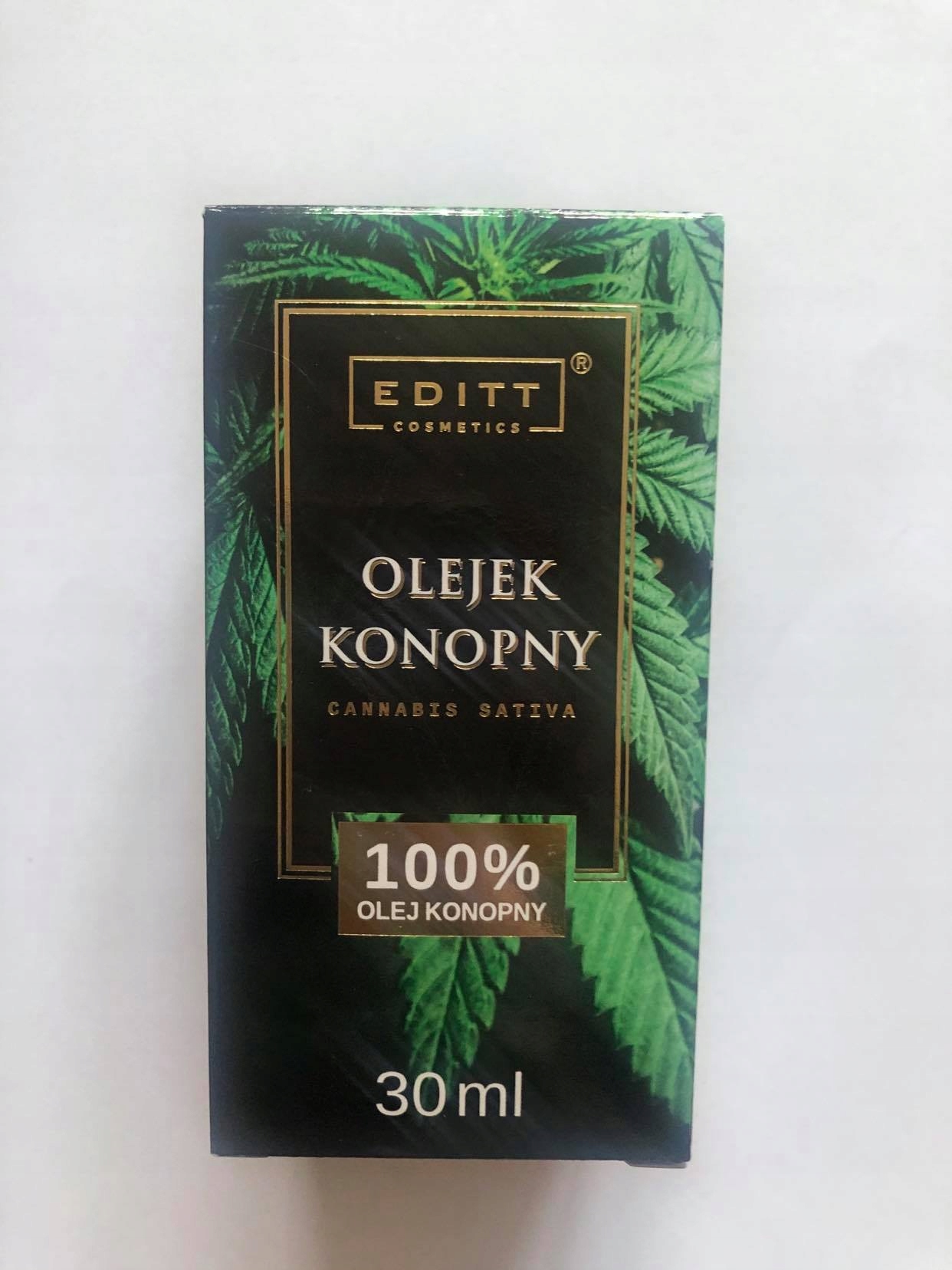 

Olejek Konopny 30 ml 100% Editt Cosmetics