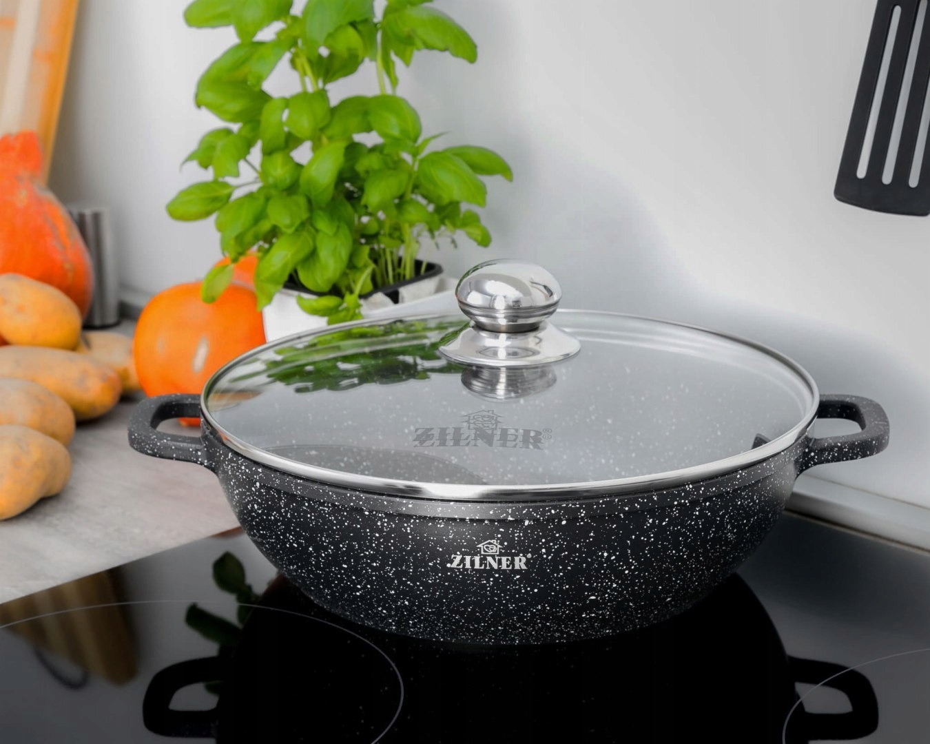 ZESTAW ZILNER 2 GARNKÓW WOKÓW Z POWŁOKĄ MARMUROWĄ NIEPRZYWIERAJĄCĄ 28 / 32 EAN (GTIN) 5903784086107