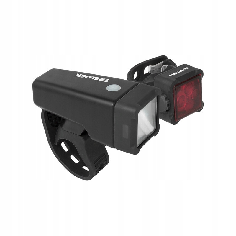 Sada cyklistických světel Trelock Ls 270 Square-line 100 lm Usb černá