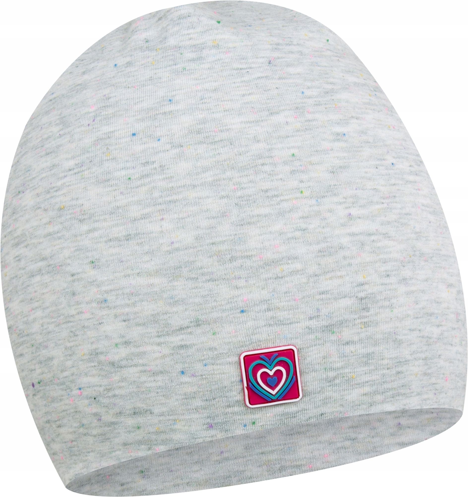 

Czapka Wiosna Jesień serce 50-52cm szara