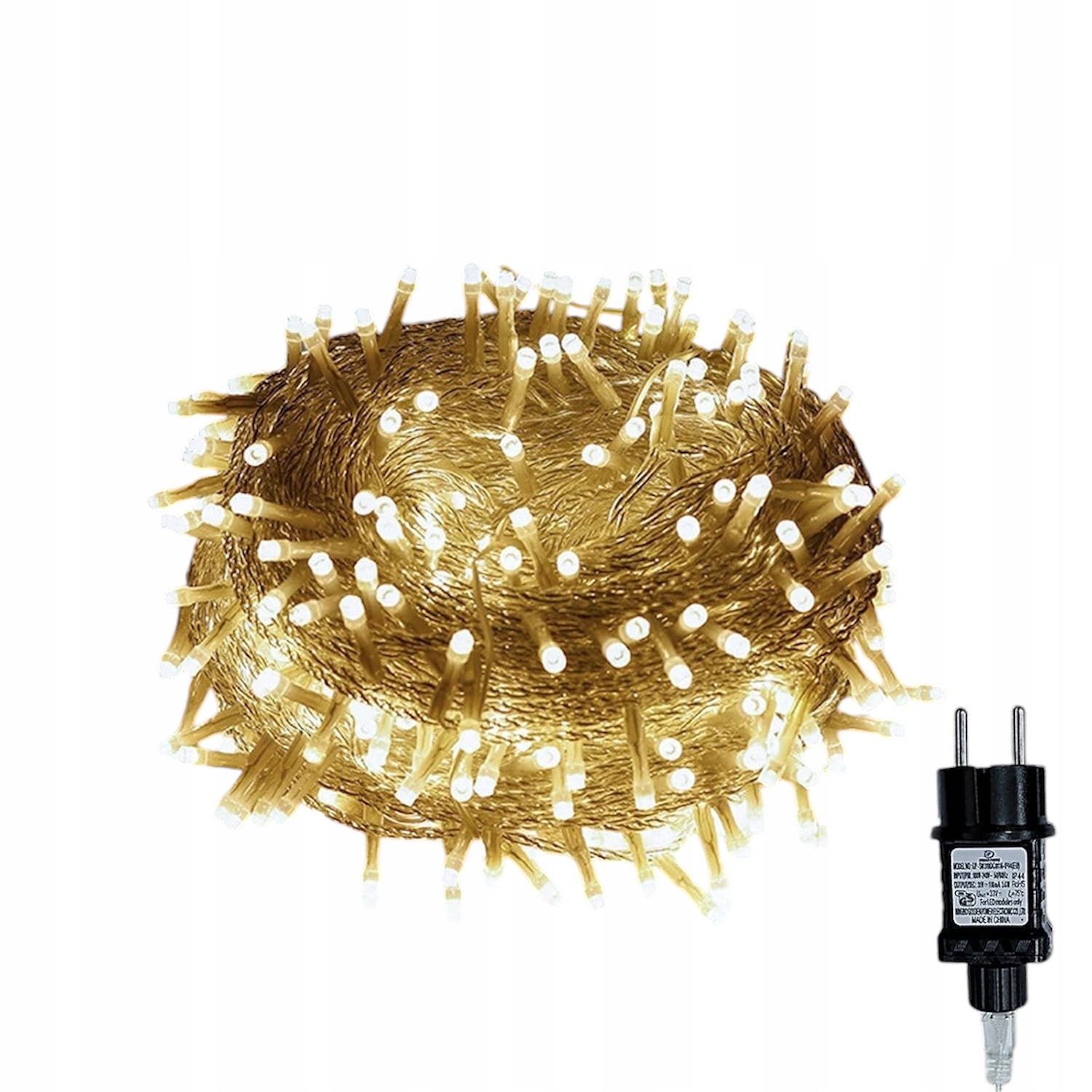Gresonic Lampki Choinkowe Na Boże Narodzenie Łańcuch 200 Led 20M Białe — miniatura 12