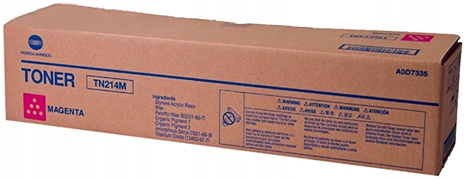Toner Konica Minolta TN214M Magenta Bizhub C200