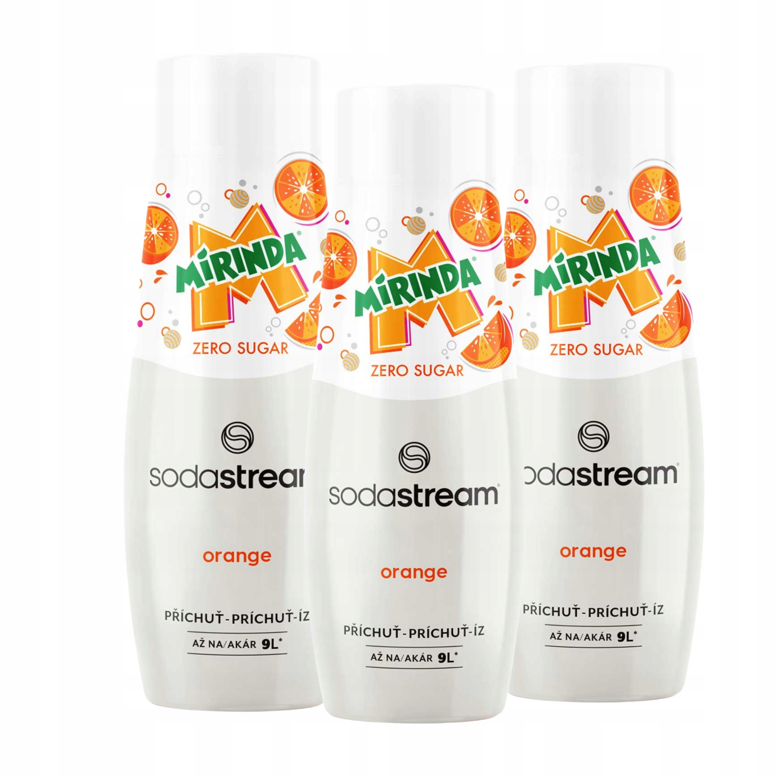 Levně Sirup do saturátoru koncentrát Sodastream Mirinda Zero bez cukru 440 ml