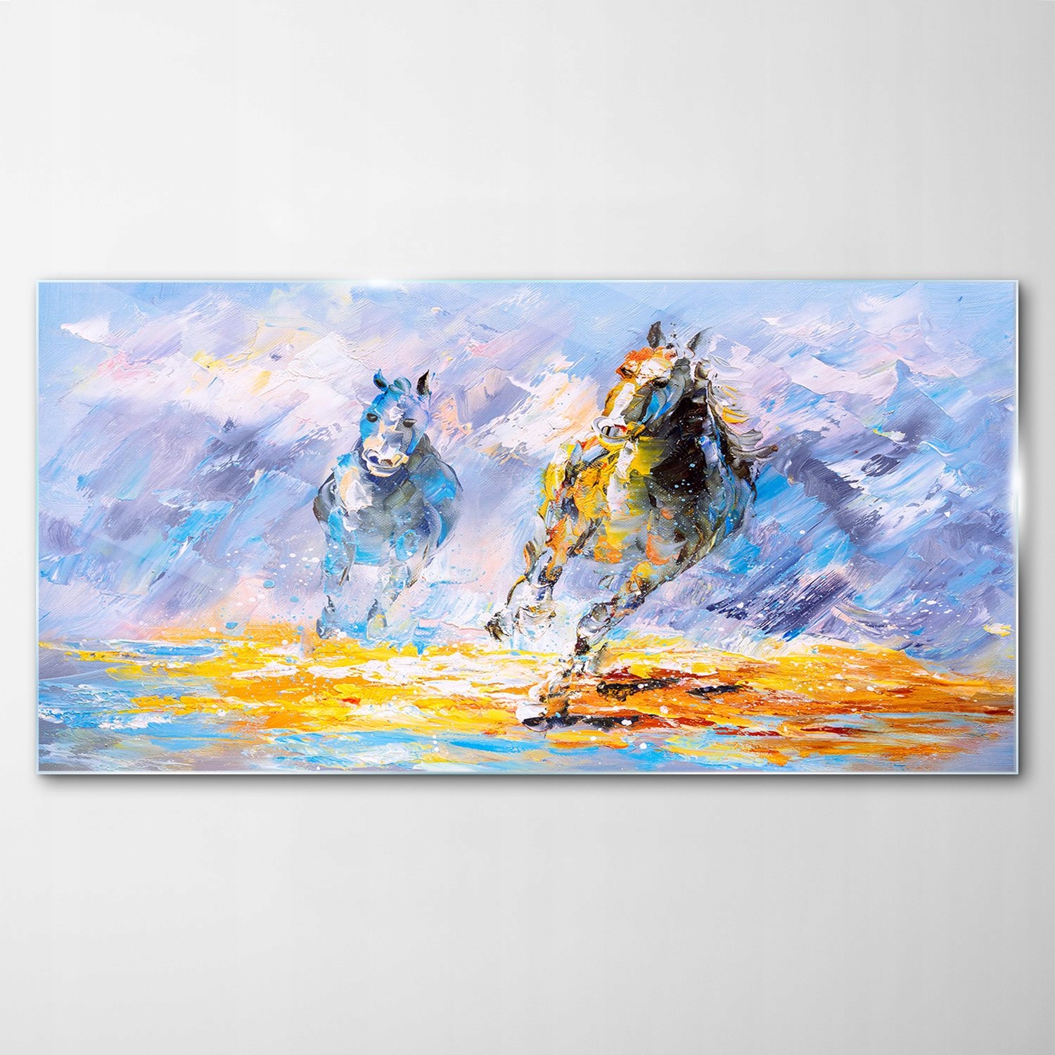 

Obraz na Szkle Dekor Konie Galop Zwierzęta 120x60