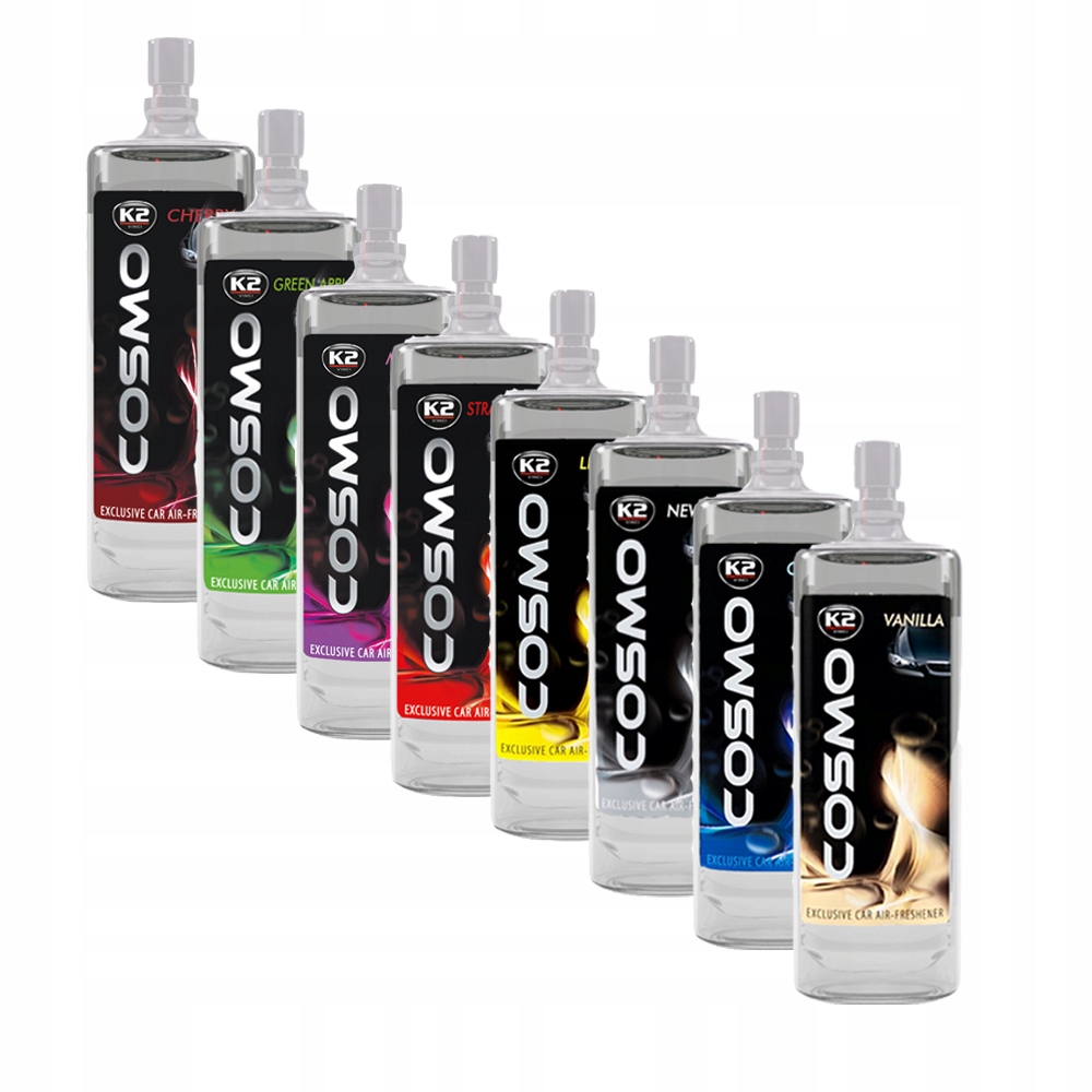 K2 COSMO LEMON 50ML ZAPACH PERFUM SAMOCHODOWY ! Rodzaj zawieszki
