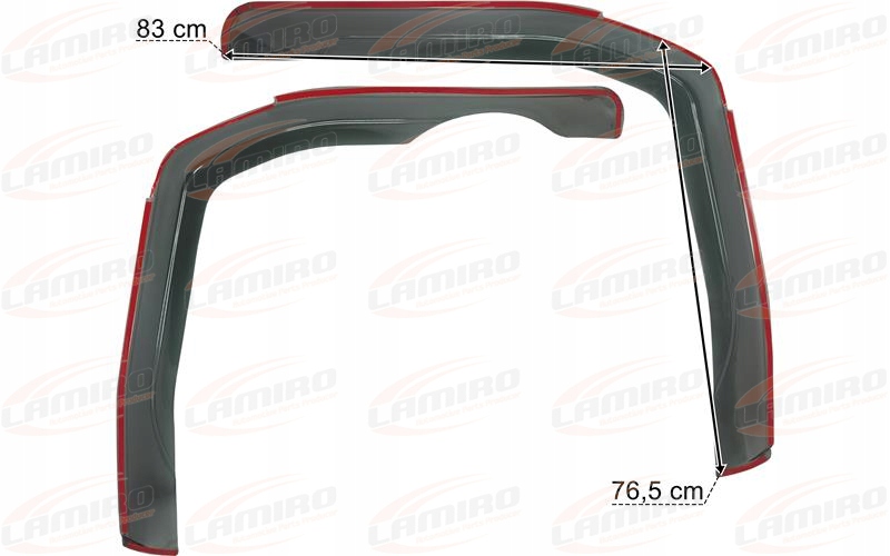 OWIEWKI SZYB BOCZNYCH VOLVO FH4 FH5 FM5 Rodzaj owiewki