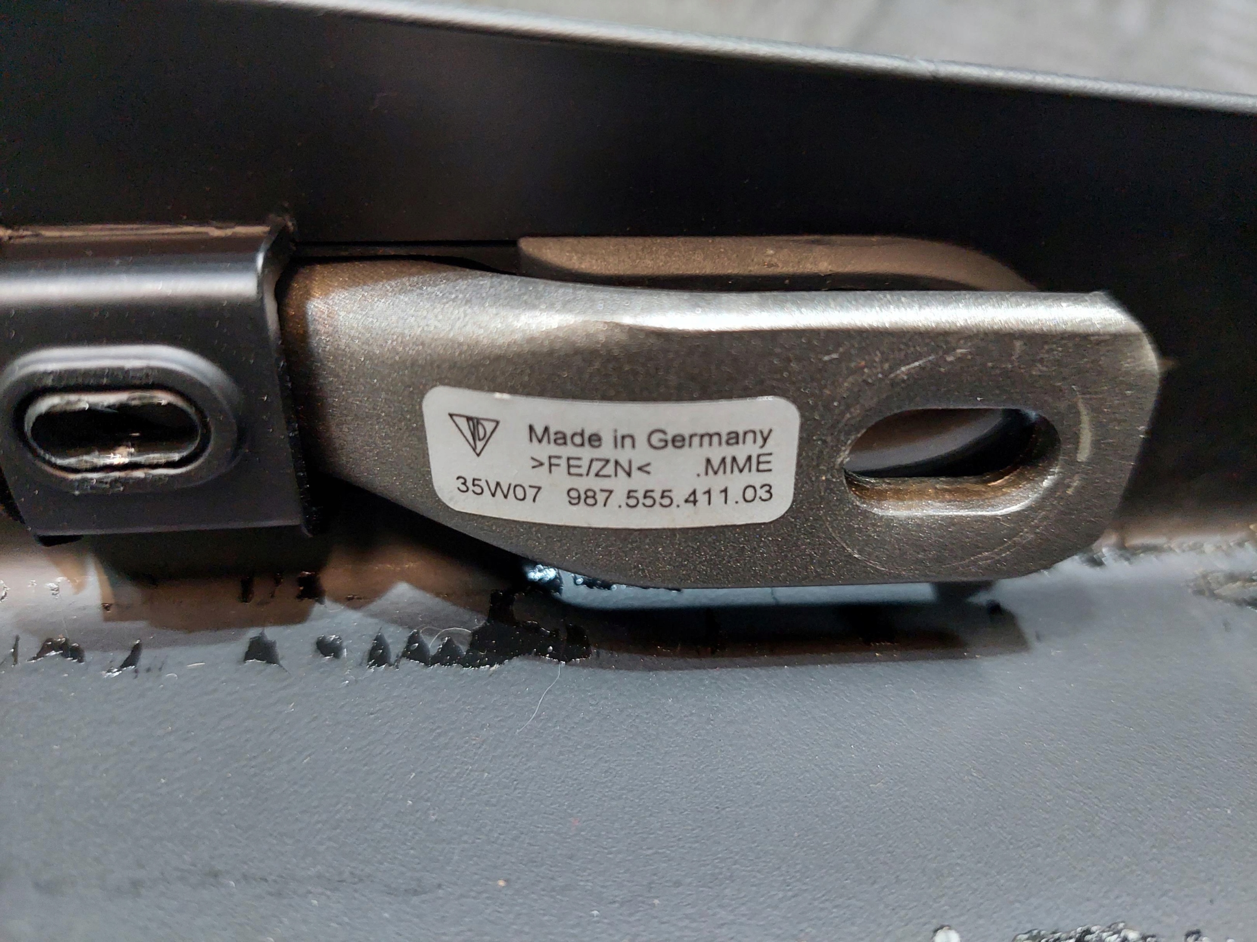 spreize heck Halter heck 98755541103 PORSCHE CAYMAN S 987