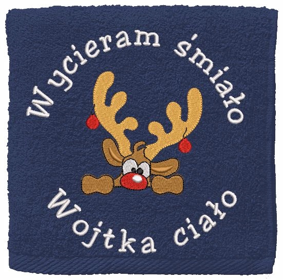 

Ręcznik Z Imieniem 70x140 Święta Mikołaj