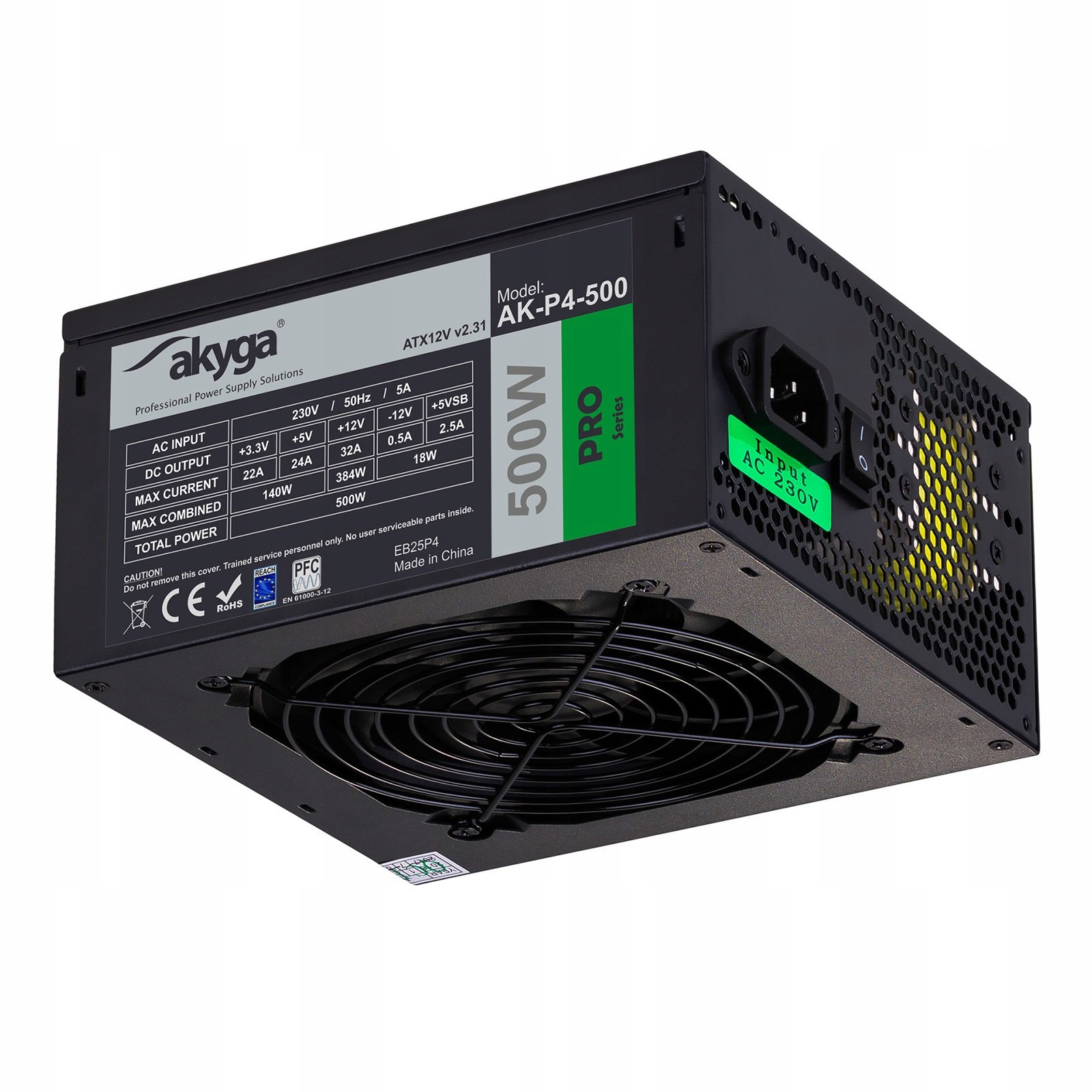 

Akyga AK-P4-500 Zasilacz Atx 500W Semi-Modular