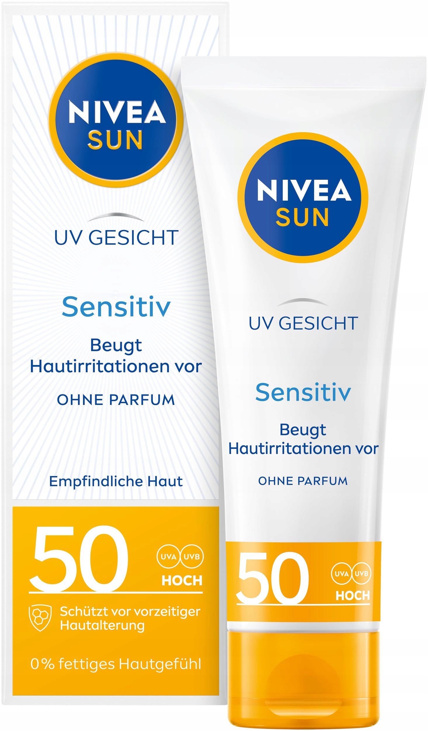 Opalovací Krém Pro Citlivou Pokožku Sensitive Spf 50 Ochrana Proti Alergii Na Sluneční Alergie 50 ml