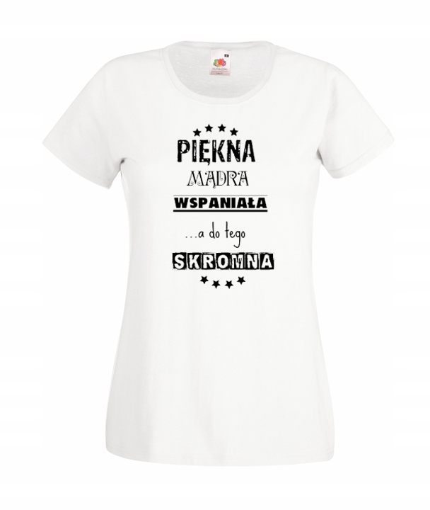 

Xs Koszulka Damska Piękna Mądra Wspaniała Skromna