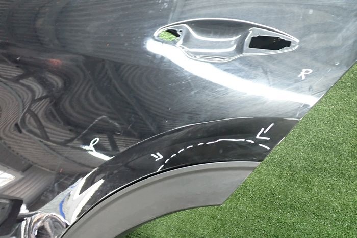 KIA SPORTAGE V 21- door left rear. rear part
