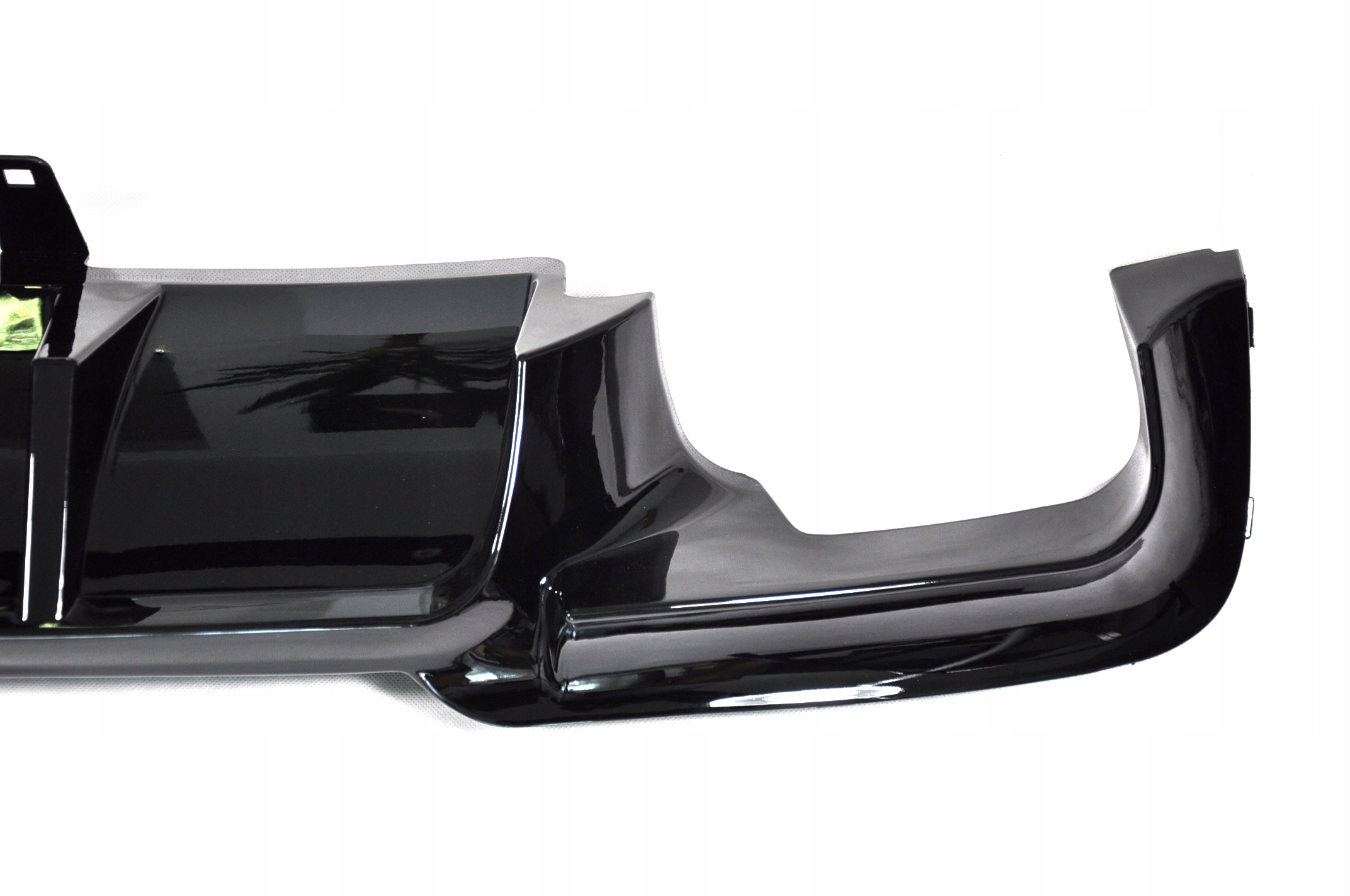 Dyfuzor zderzaka BMW F10 F11 DTM M5 look MPERFORMANCE czarny połysk ABS ! Kolor czarny