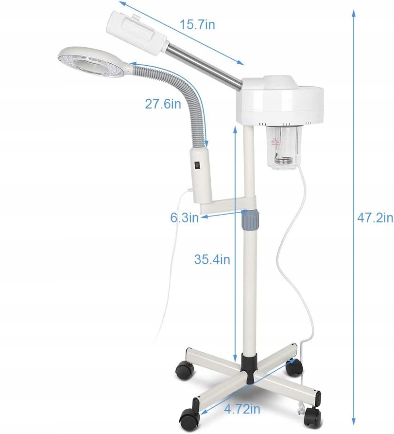 WAPOZON KOSMETYCZNY LUPA LAMPA LED SAUNA DO TWARZY PAROWNICA Marka Cocoarm