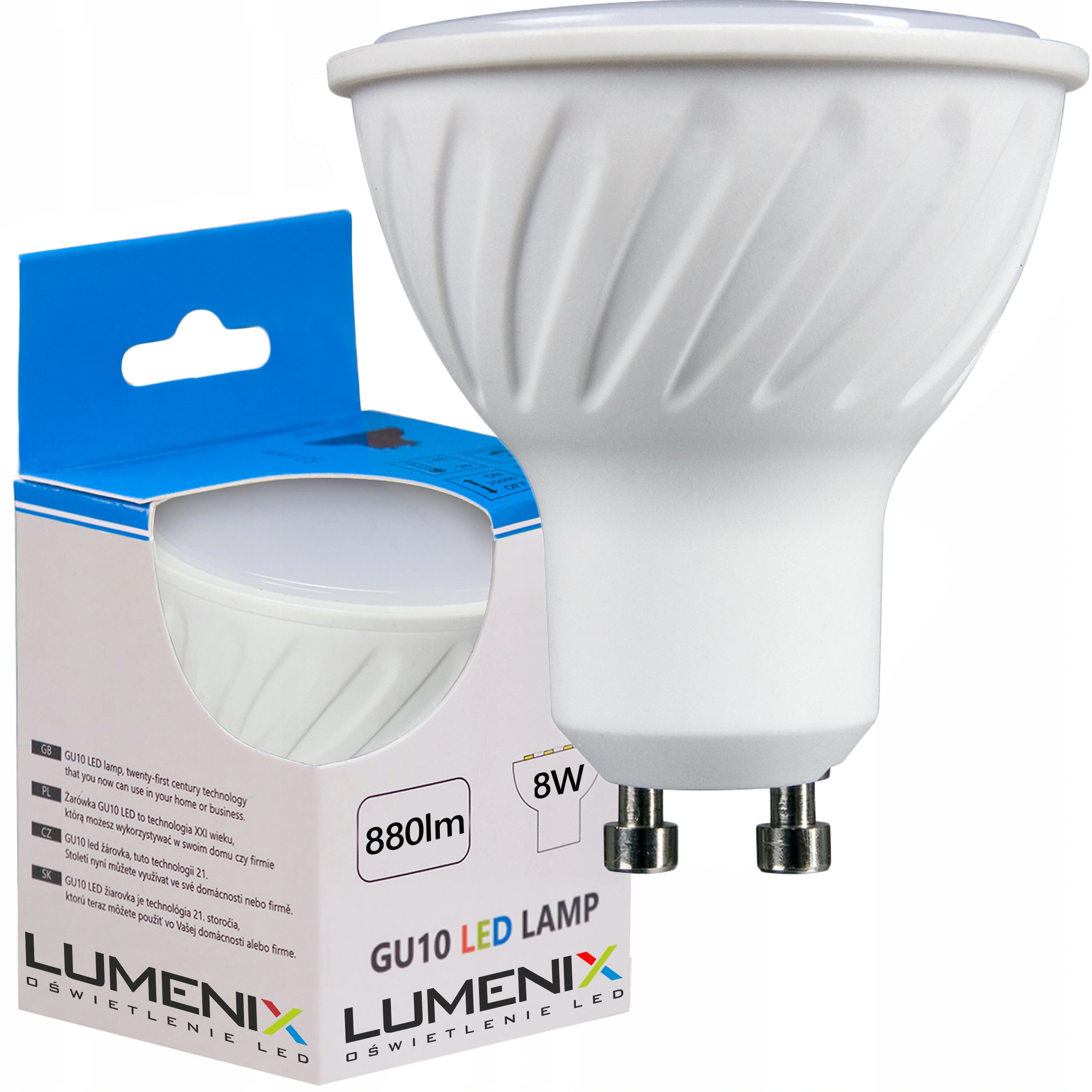 

Żarówka Led GU10 750lm 8W Zimna