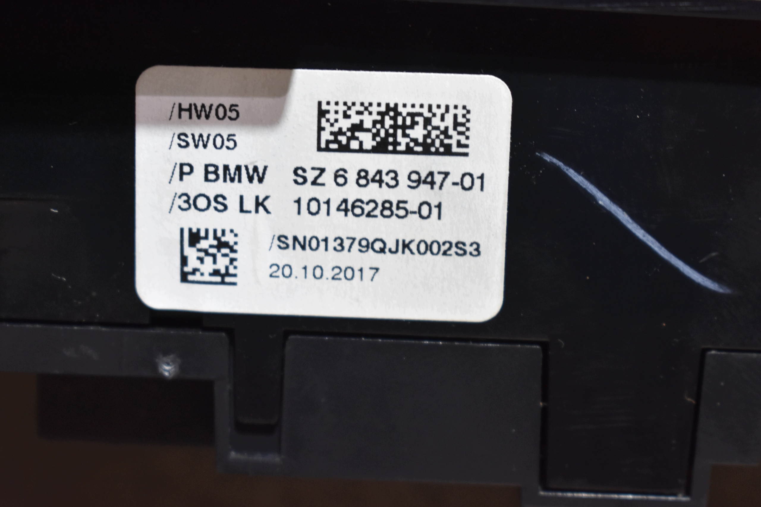 IDEALNY PANEL switch TRYBU running BMW G01 G02 1