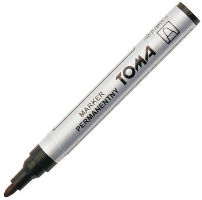 MARKER permanentny wodoodporny do tabliczek CZARNY