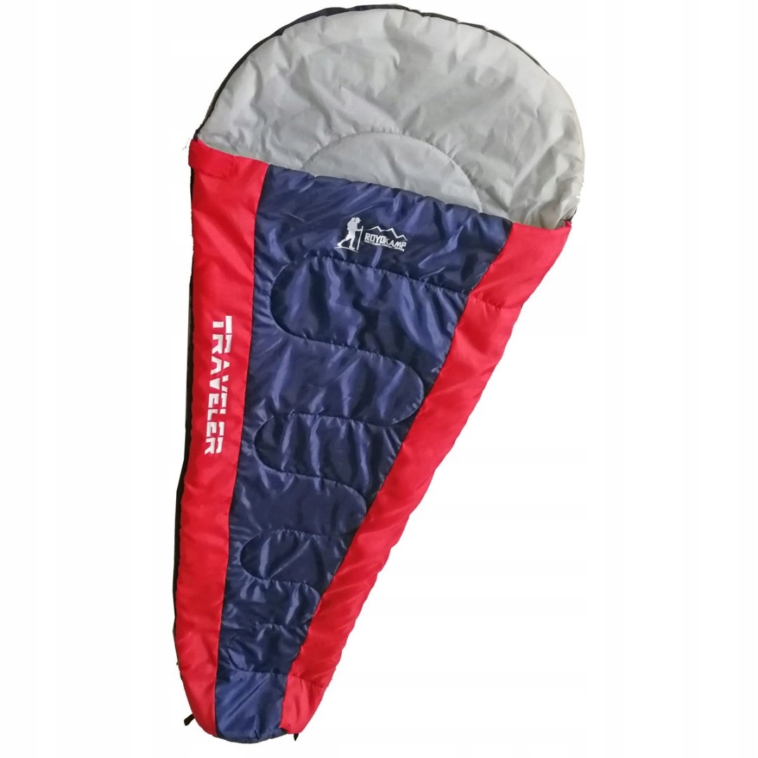 Spací Pytel Traveler Modro-červený 210X80/50 CM Enero Camp