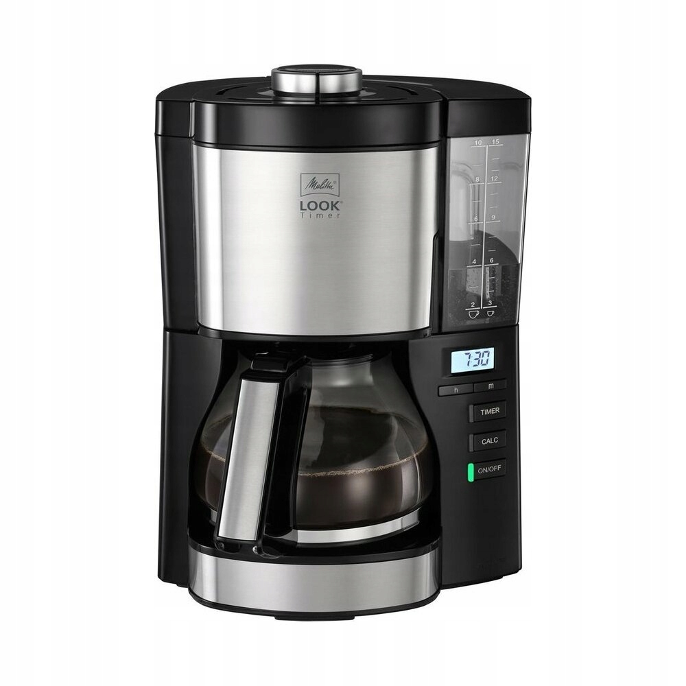 Ekspres przelewowy Melitta Look V Timer 1025-08 czarny, 1,25l Filtry
