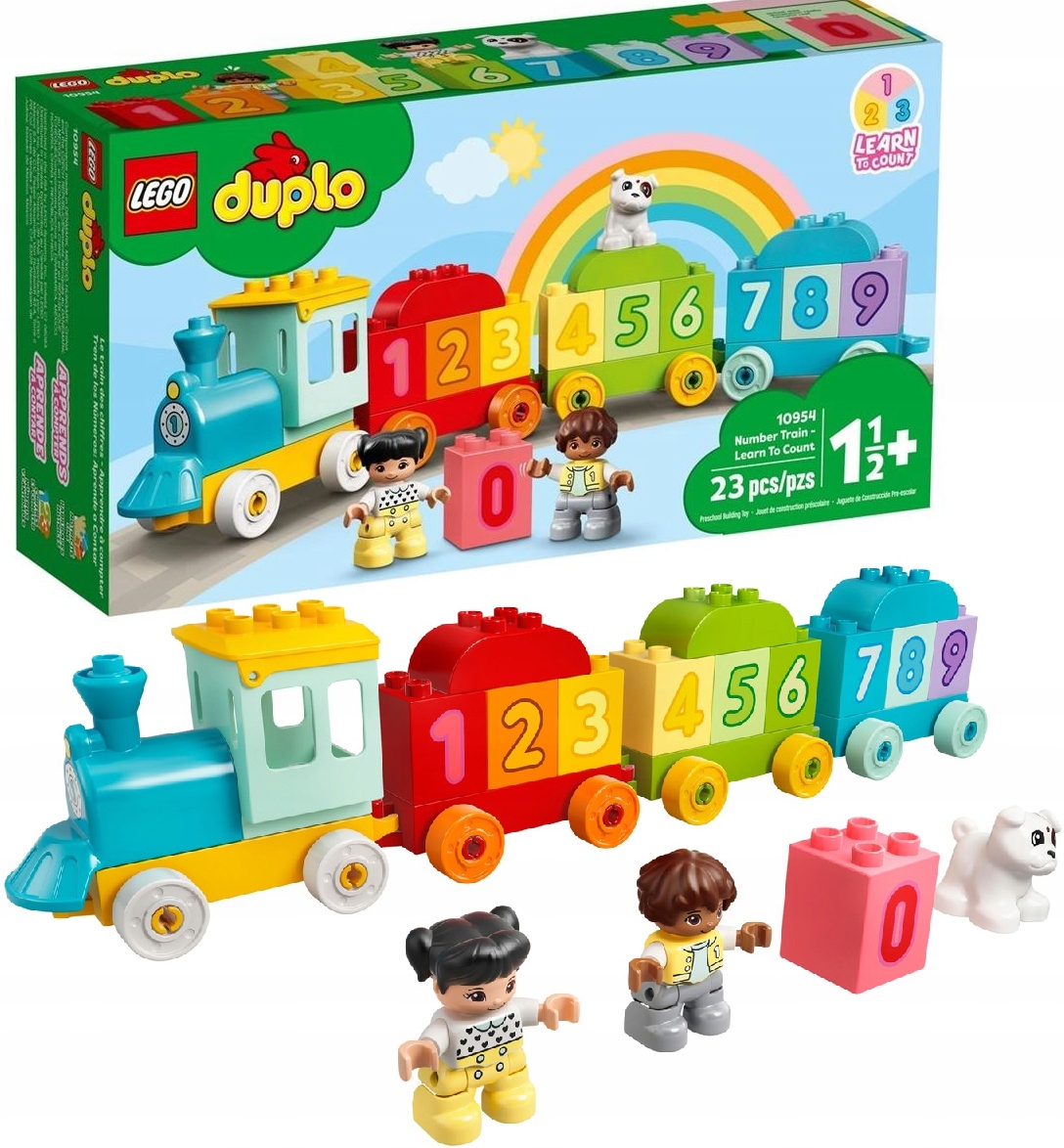 

Lego Duplo Pociąg Z Cyferkami Nauka Liczenia 10954