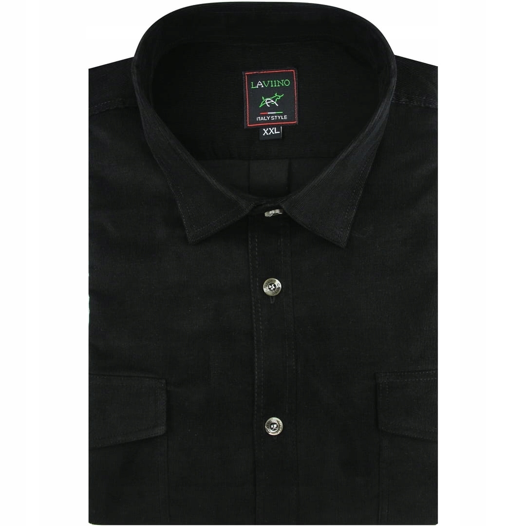 

Koszula Męska sztruksowa gładka do pracy Hit A295