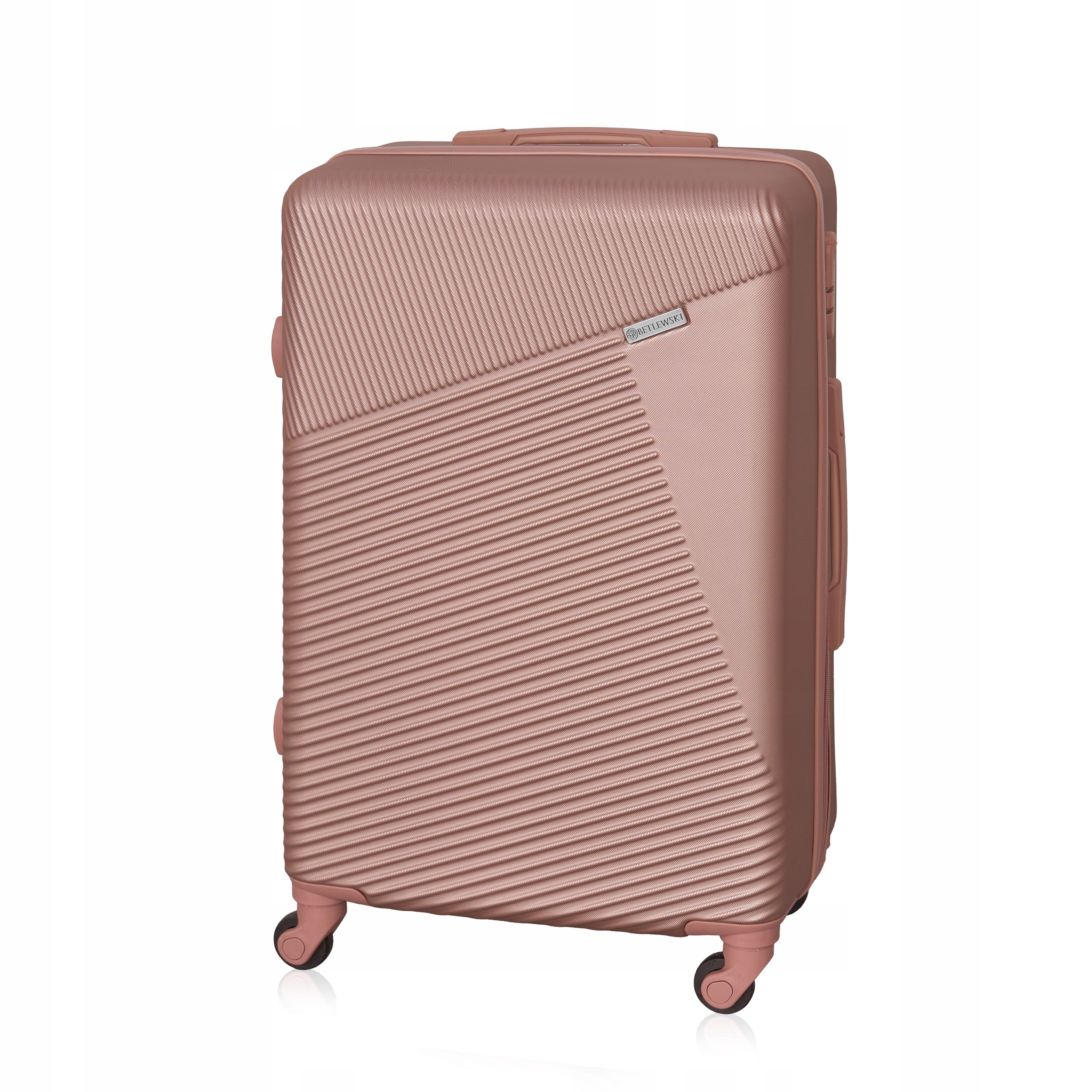 Betlewski Walizka podróżna na bagaż na kółkach szyfrowy suwak uchwyt