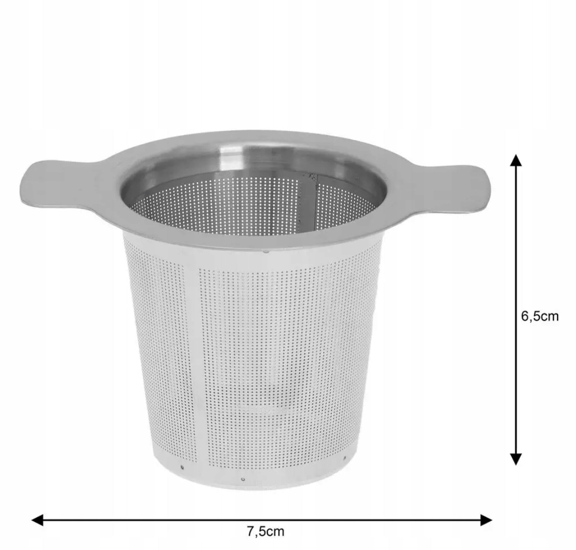 ZAPARZACZ DO HERBATY ZIÓŁ SITKO STALOWY Materiał stal
