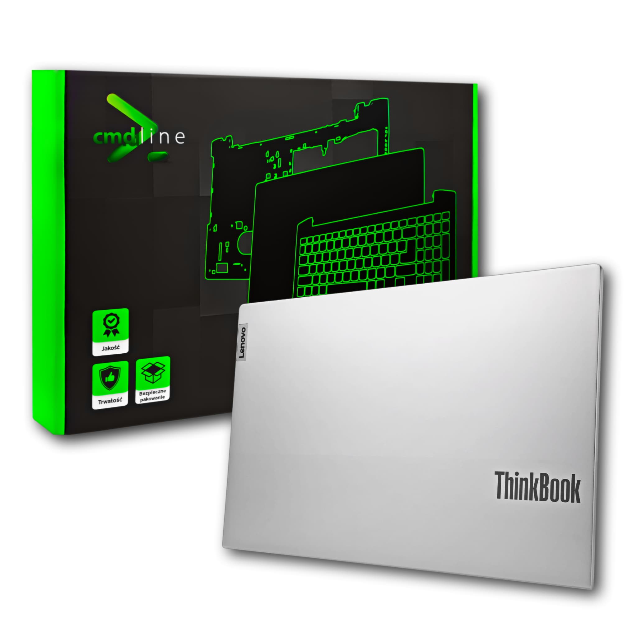 Klapa Matrycy Do Lenovo Thinkbook 15 G3 Acl Itl Grey