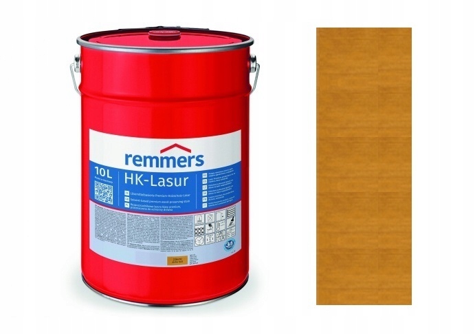 Remmers Hk-lasur Lazúra 10 L Lazúrovacia Impregnácia Na Drevo Rustikálny Dub