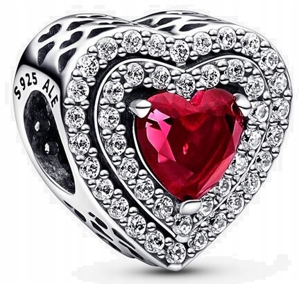 

Charms Lśniące wypukłe serce Srebro 925