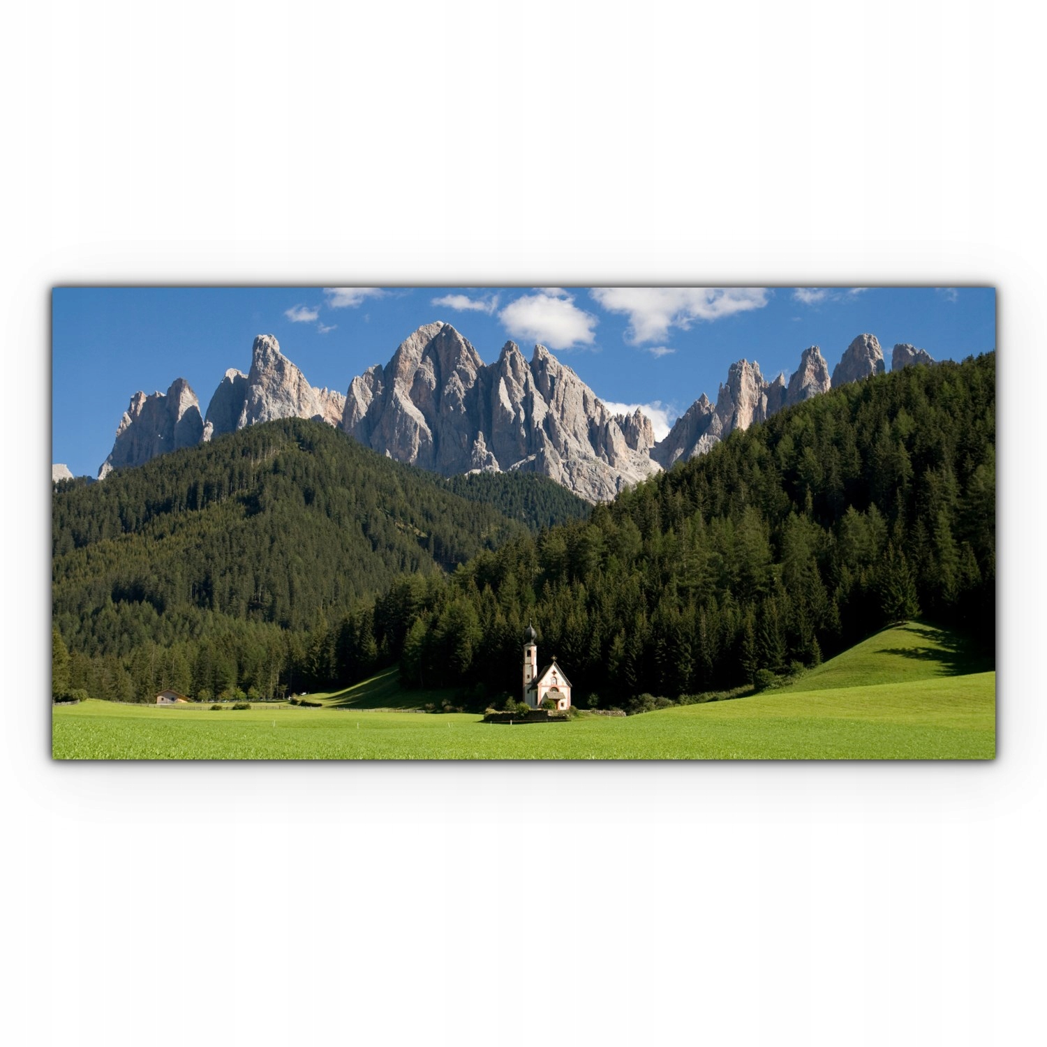 

Canvas na ramie ścienny 120x60 Kościół Góry Alpy