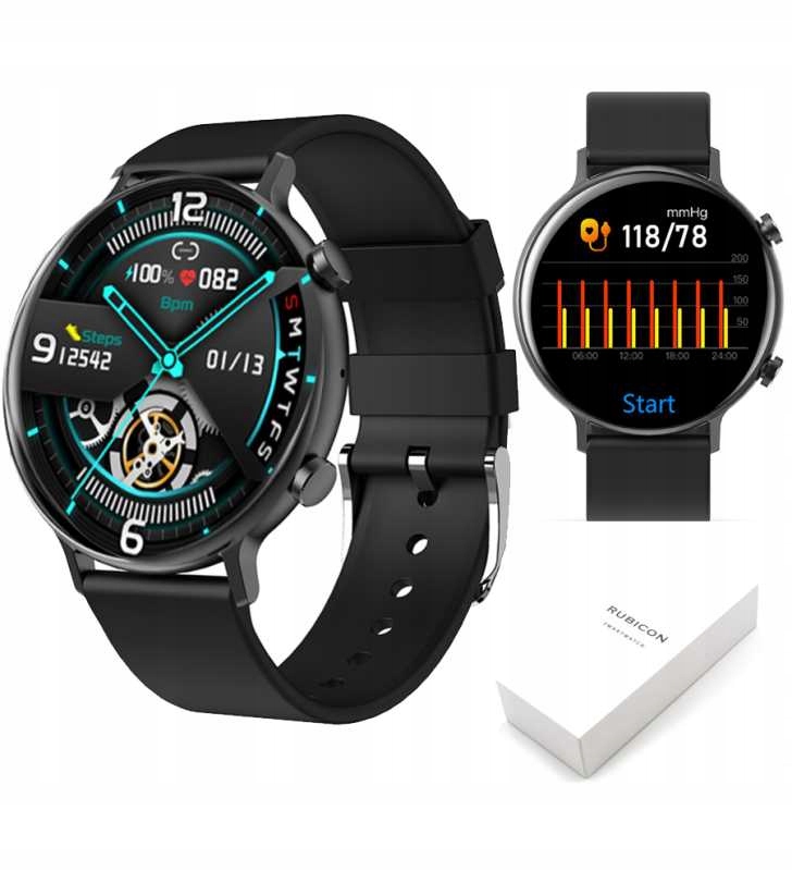 ZEGAREK SMARTWATCH RUBICON RNCE98 CZARNY ROZMOWY Marka Rubicon