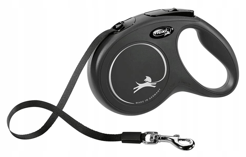 

Flexi New Classic M taśma 5m do 25kg czarna