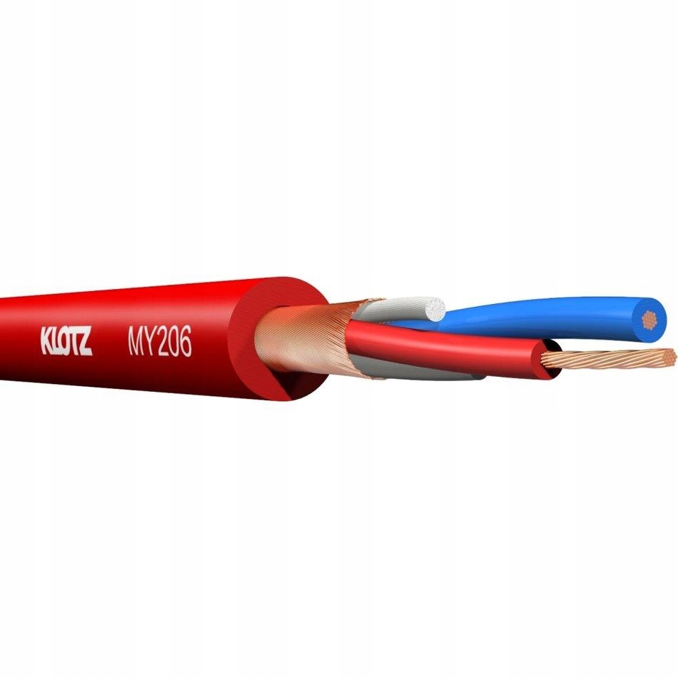 Kabel mikrofonowy Klotz MY206RT Red czerwony