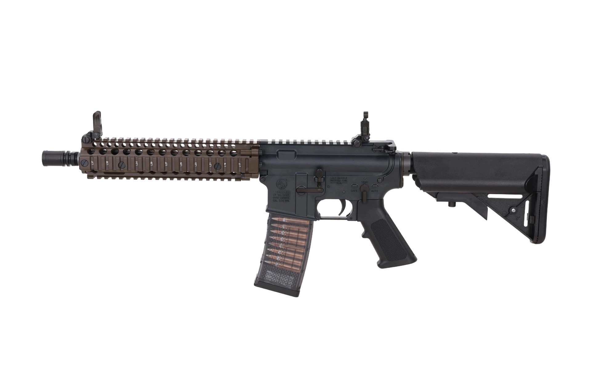 Colt x Daniel Defense MK18 Cgs Karabin szturmowy Gbbr 10.5" Czarny