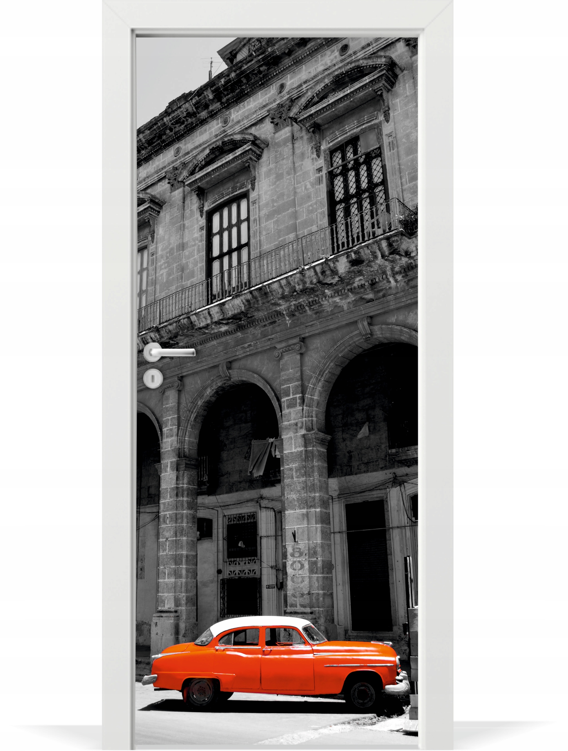 

Folia fototapeta na drzwi Kuba architektura auto