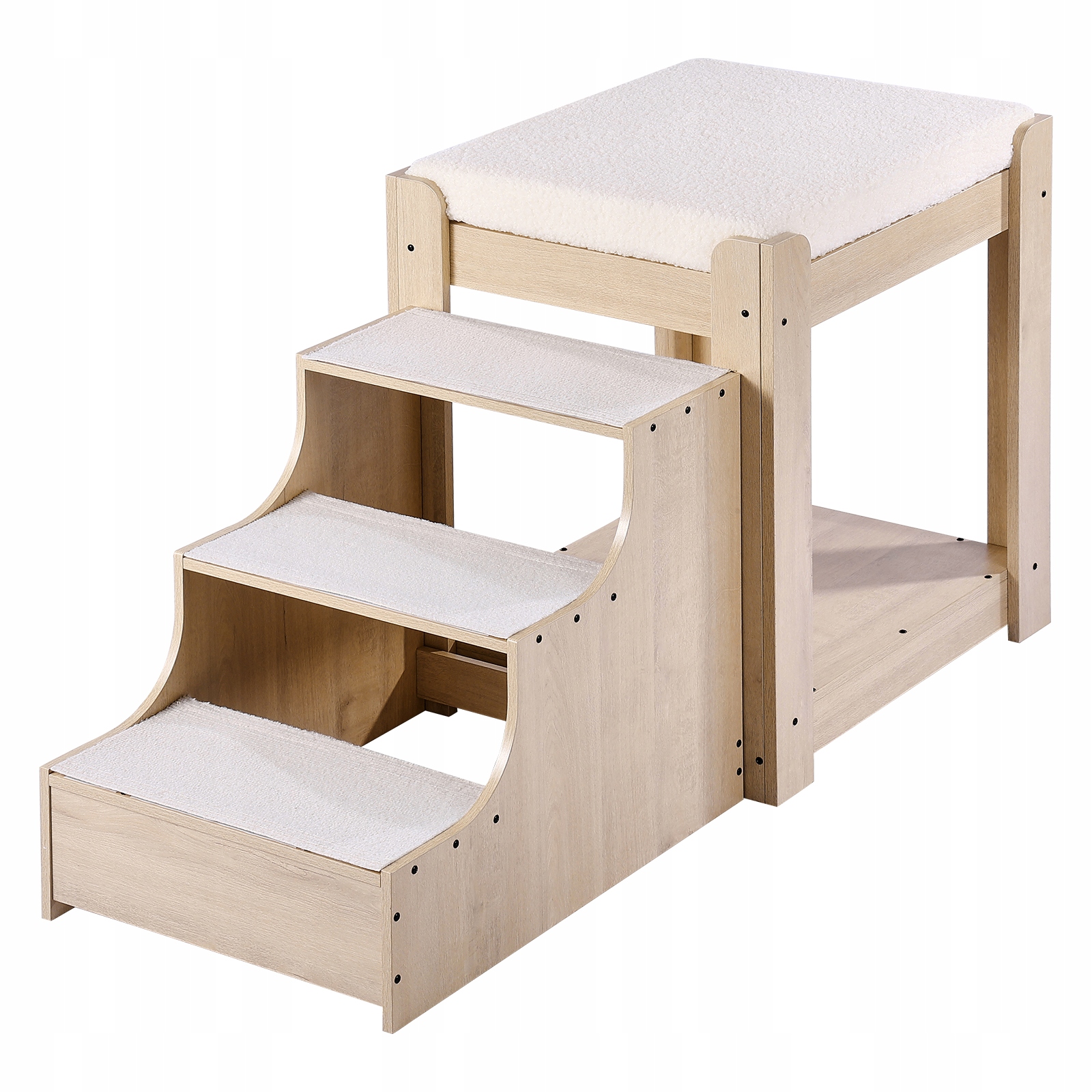 SucceBuy Schůdky pro psy 120x50x65CM Dvouvrstvé s protiskluzovými podložkami
