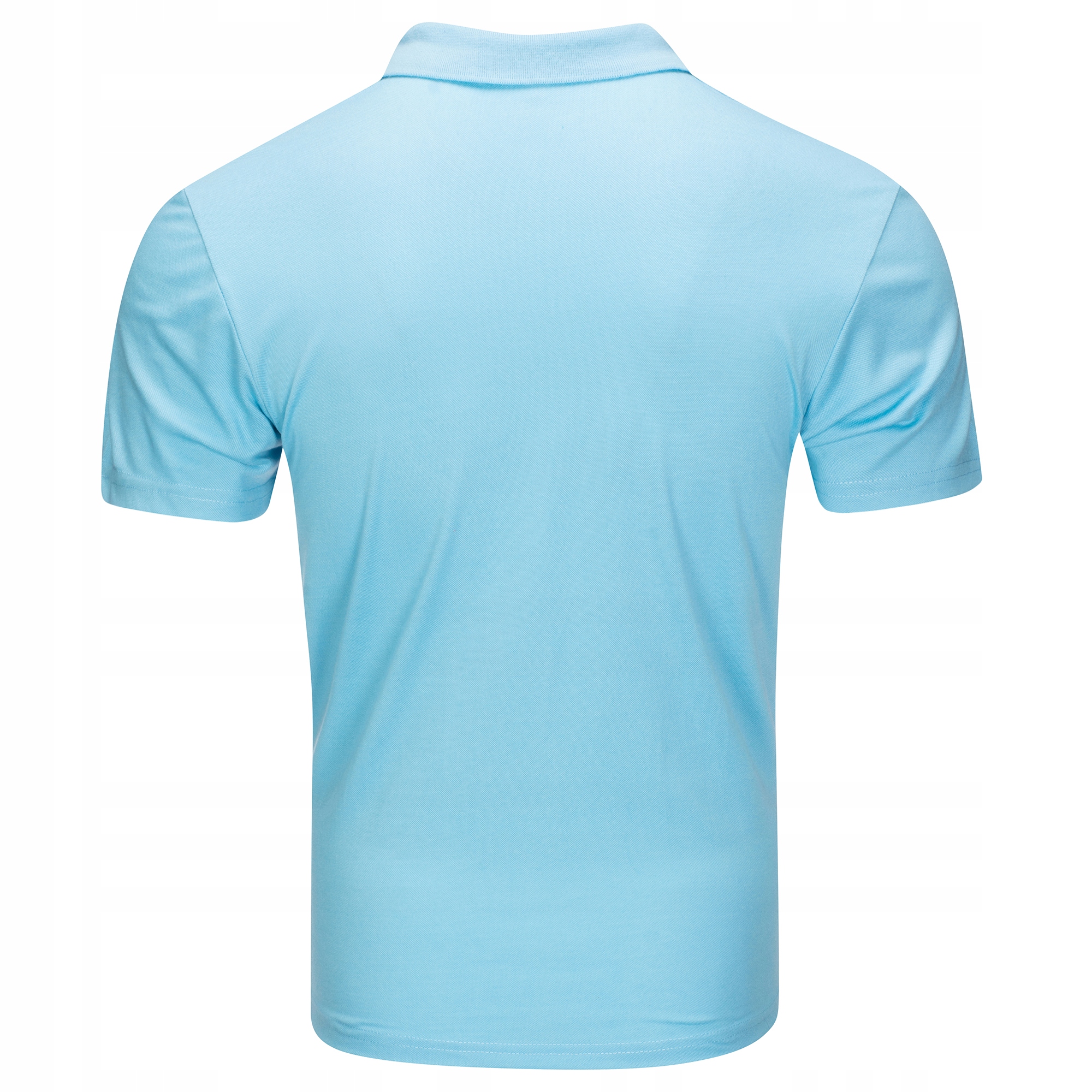 T80 r. M MĘSKA KOSZULKA POLO GŁADKA POLÓWKA Kolor niebieski