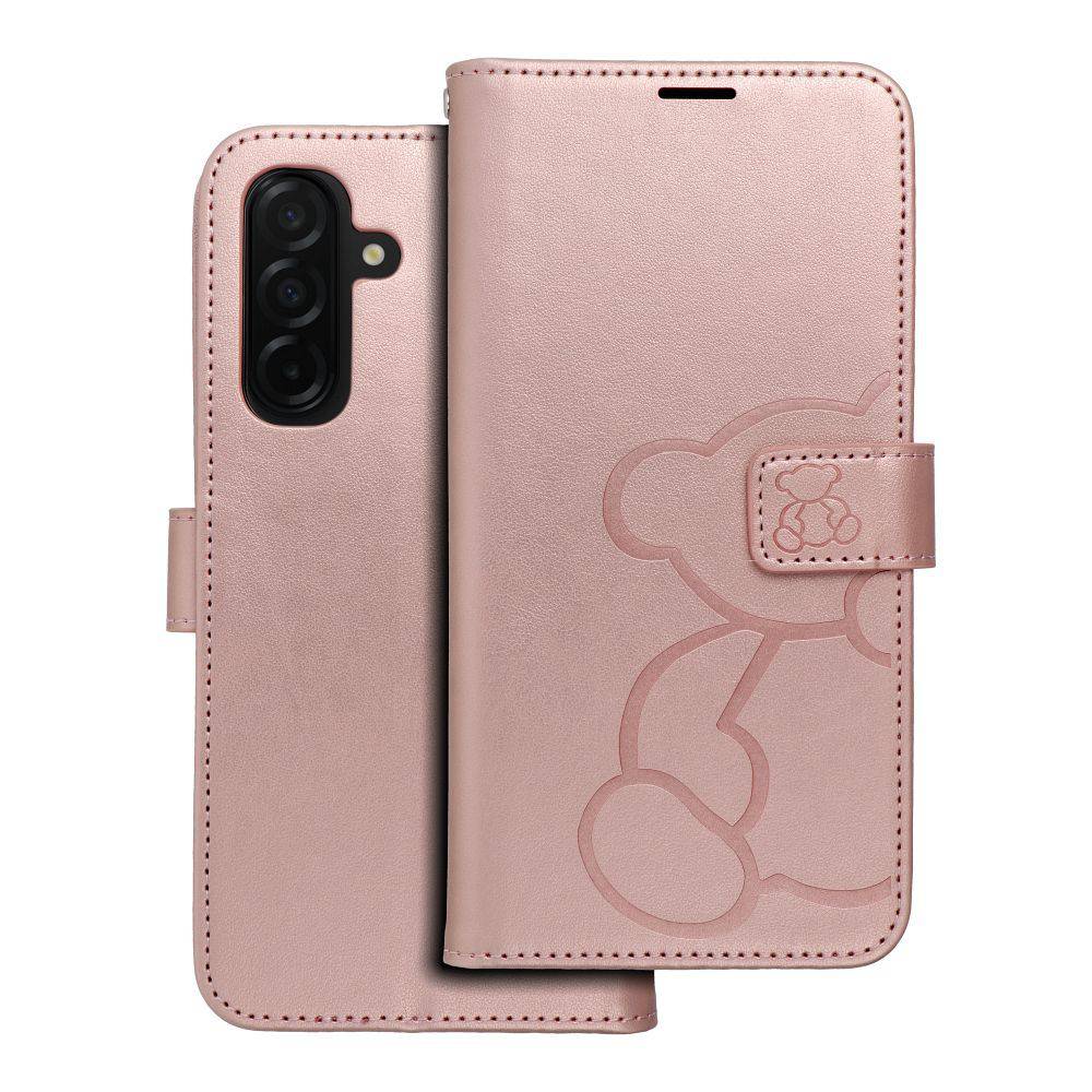 Etui Mezzo Book Do Samsung A26 5G Teddy Bear Złoty Róż