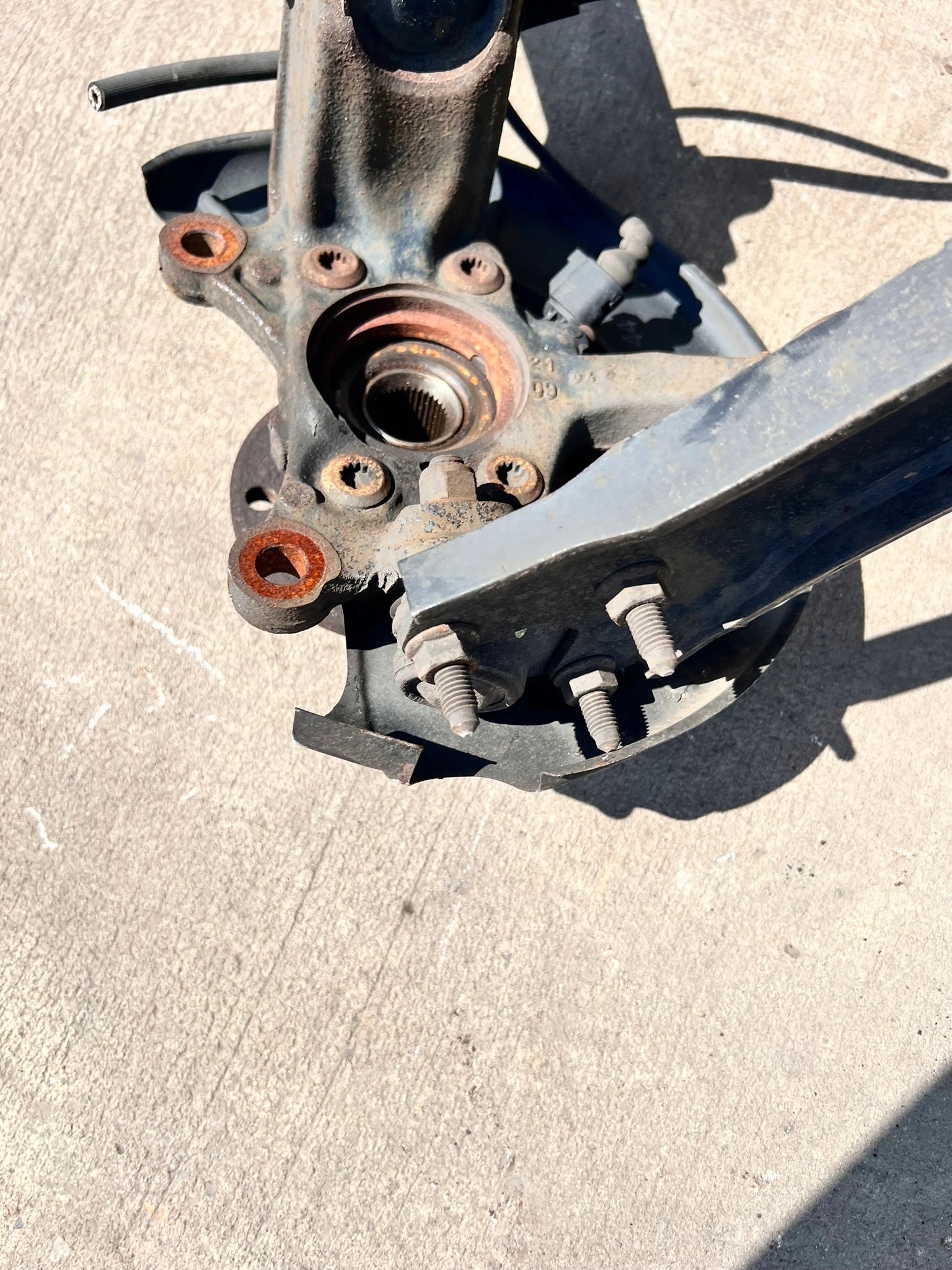 swing right front AUDI A3 VW SKODA 1T0413031DB original