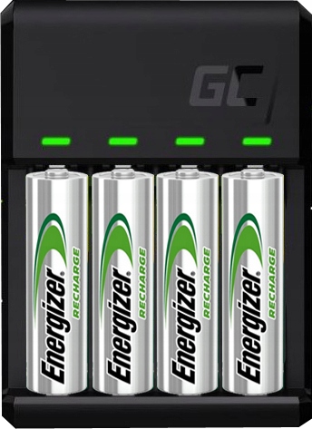 Sada nabíječka Gc VitalCharger 4 x akumulátory Energizer Aa 2000 mAh