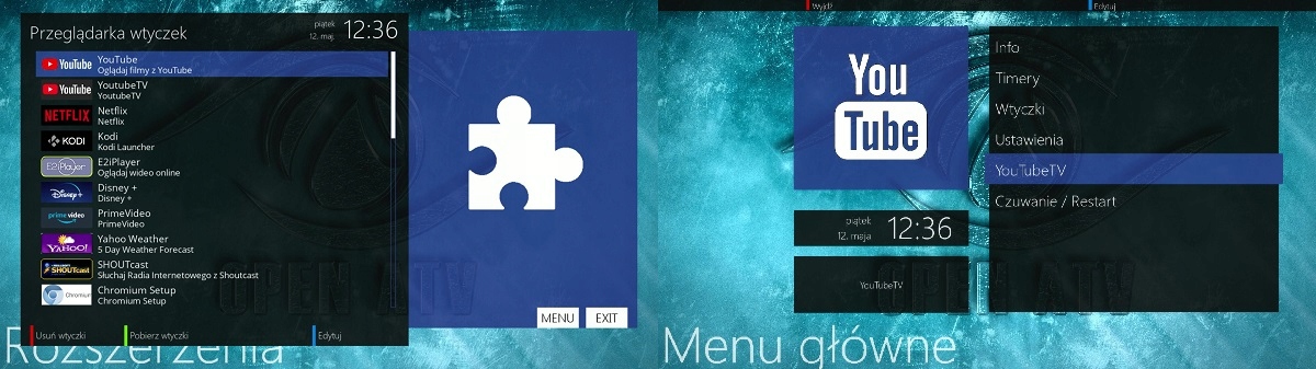 Tuner Ustym 4K PRO COMBO SAT + DVB-T2 Linux Enigma2 OpenATV CCCAM OSCAM PL Format sygnału analogowego NTSC PAL SECAM
