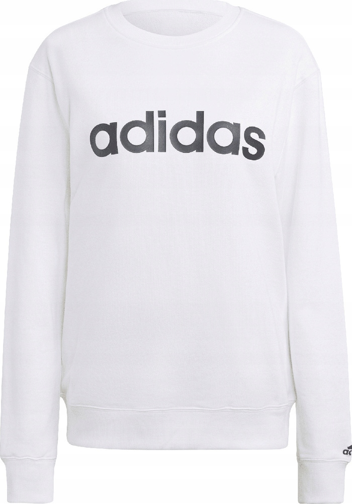 Mikina Adidas Essentials Linear French Terry Bílá IC6879 vel. S