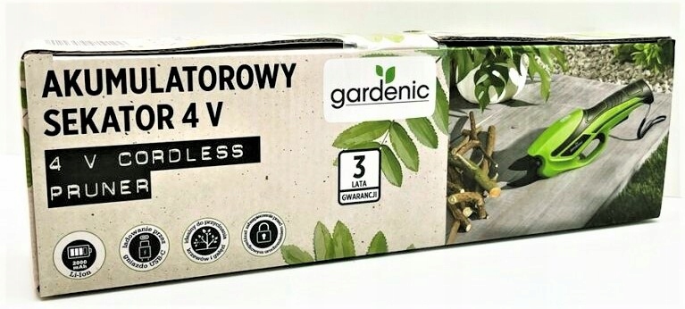 

Gardenic Sekator akumulatorowy 4V
