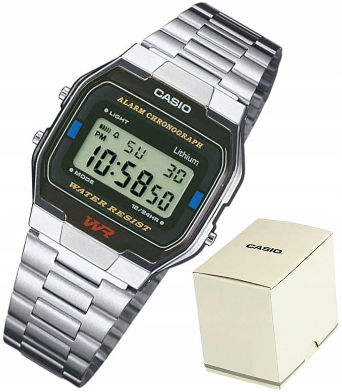Hodinky Casio A163WA-1QES Retro Jako Dárek Vintage Unisex Módní